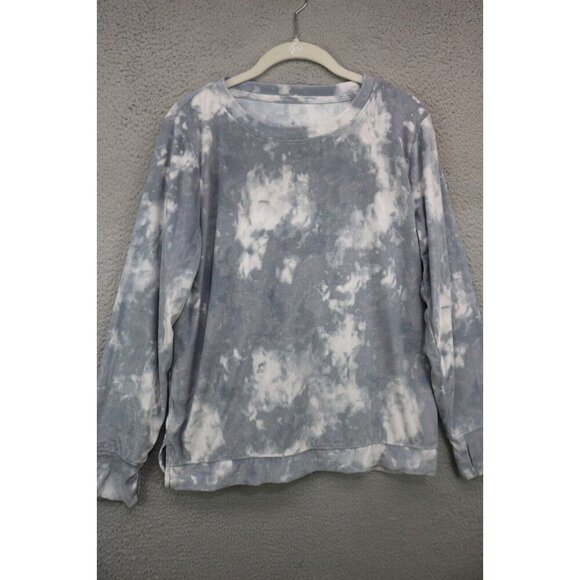 Cuddl Duds Long Sleeve Velour Tunic-Size Medium-Thumbholes-Soft-Cozy Chic - Picture 1 of 11